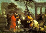 Bourdon, Sebastien The Selling of Joseph into Slavery Sweden oil painting reproduction